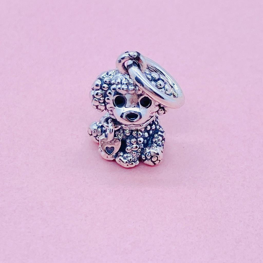 【Moments】PAN Poodle Puppy Dog Dangle Charm pendant 798871C01 925 silver sterling silver animal 2020