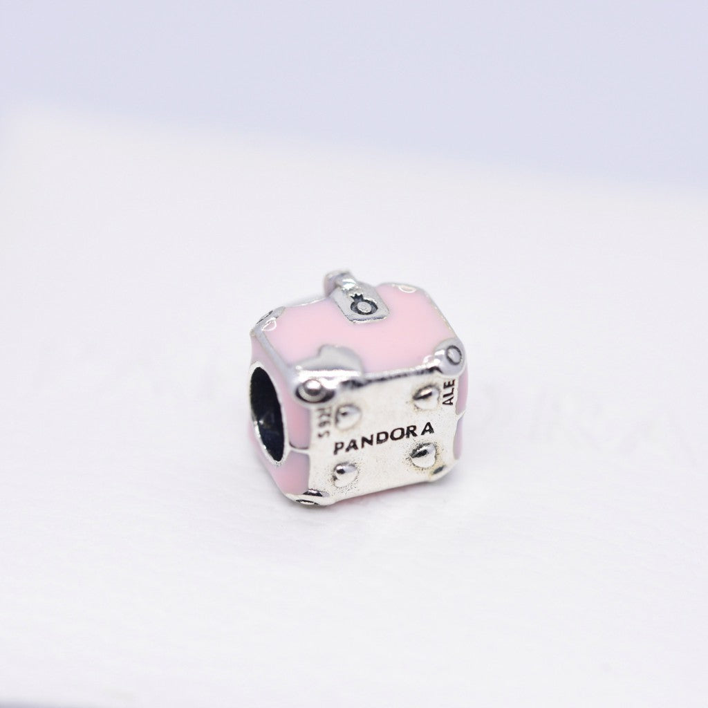 【Moments】PAN Pink Travel Bag Charm  925 Silver for women 798063EN124