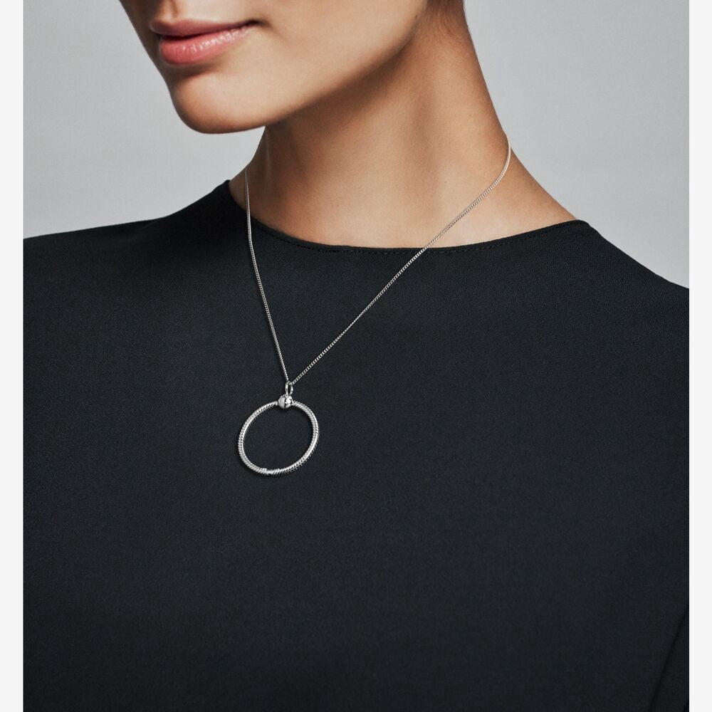 ｜Preorder｜【Moments】Pan Moments O Pendant Charm 925 Silver ROSE Gold for women Small Medium Large