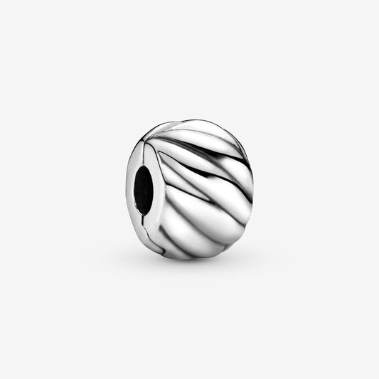 【Moments】PAN Polished Feathered Clip Charm 791752 925 silver Classic