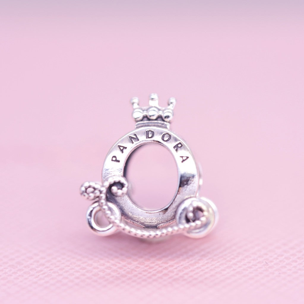 【Moments】Pan Polished Crown O Carriage Charm 925 Silver for women 798323