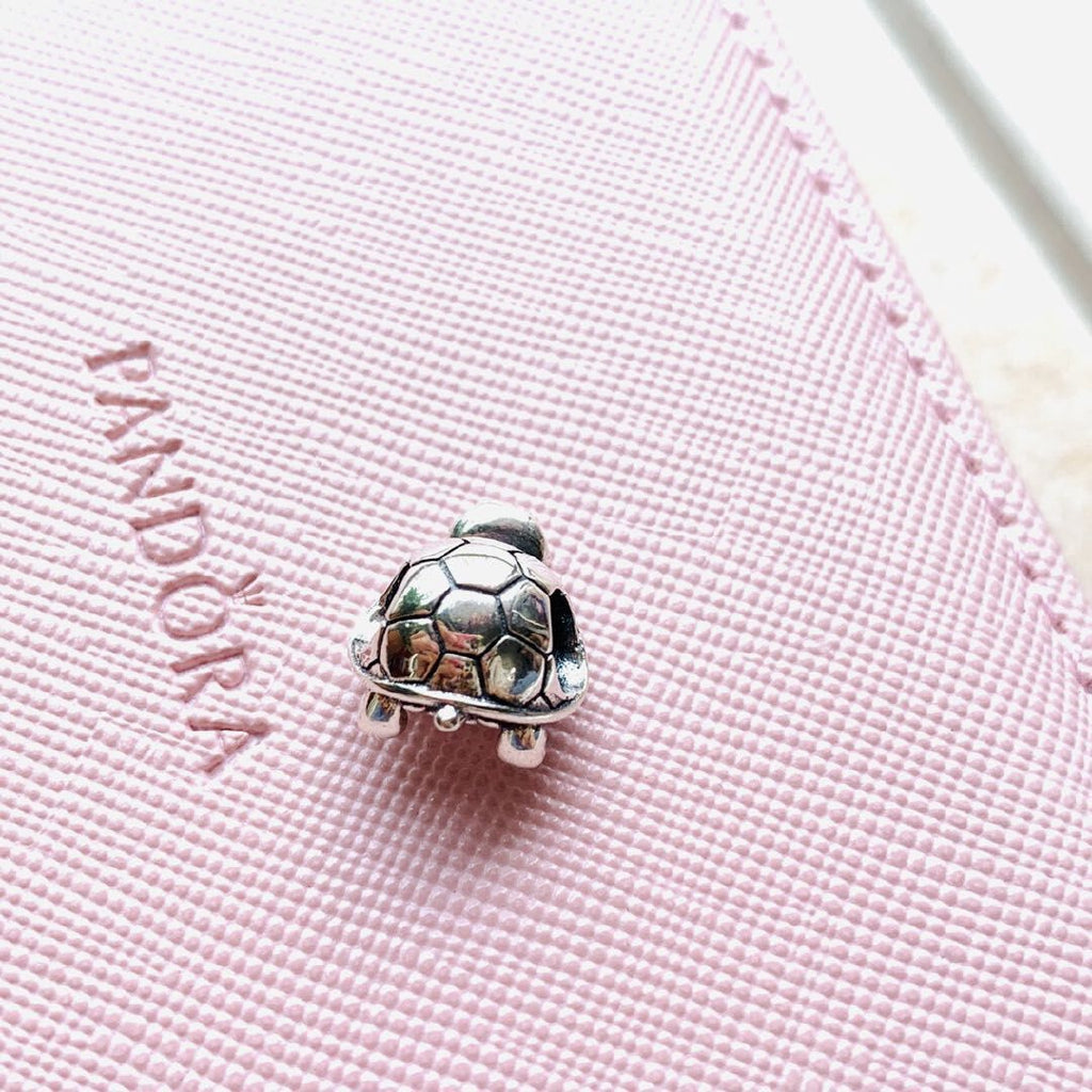 【Moments】Pan BRIGHT-EYED TURTLE CHARM 925 Silver for women 797878CZ