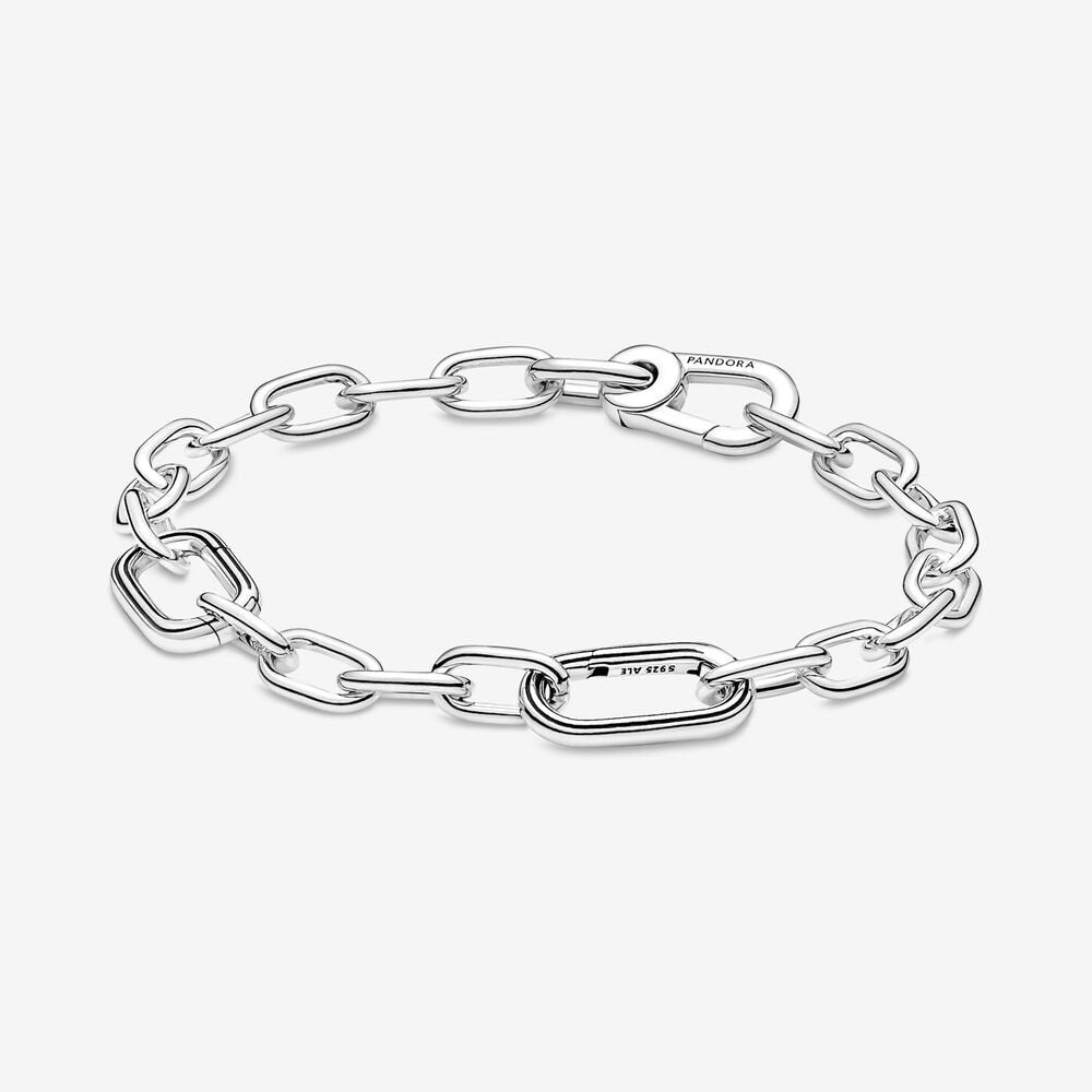 【ME】【ESSENCE】ME Silver Link Chain Bracelet 599662C00  for Small charm Compatible With ME Bracelet