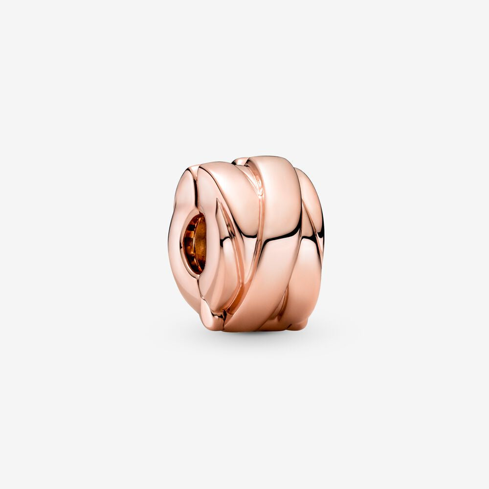 【Moments】Pan Polished Ribbons Clip Charm  Ribbon pattern 2021 for women girls 789502C00