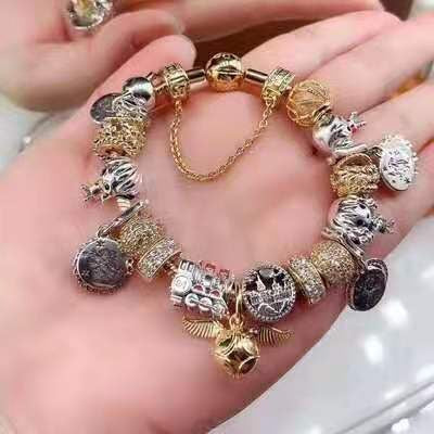【Moments】Pan Hogwarts Express Train Charm 925 Silver for women Harry Potter Style 798624C01
