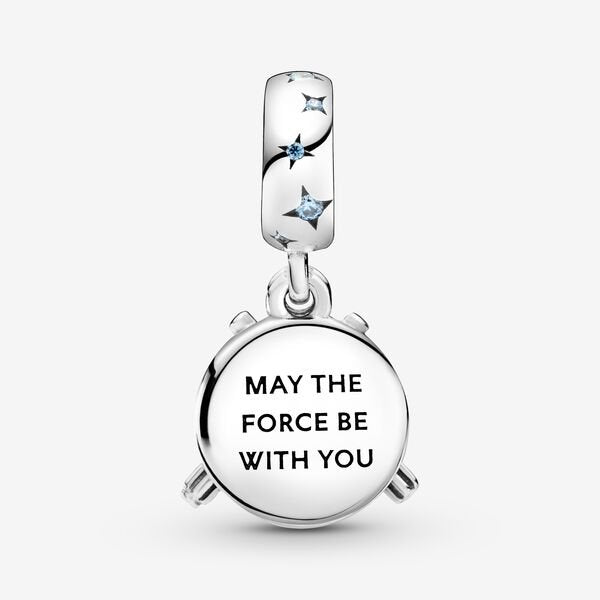 【Moments】Star Wars x PAN Lightsaber Double Dangle Charm blue pendant 799252C01 925 silver