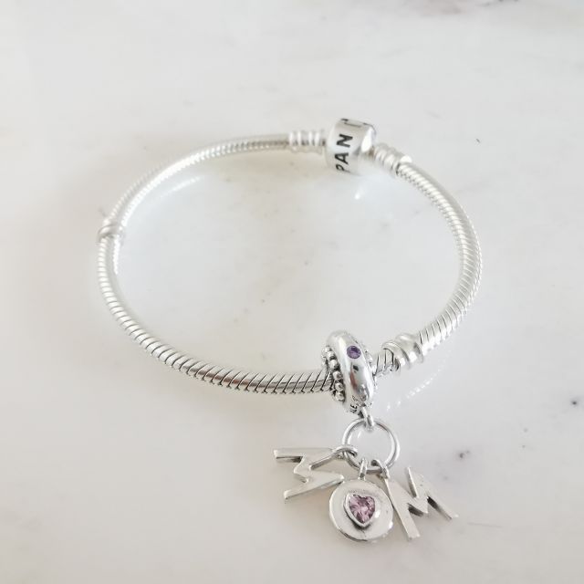 【Moments】Perfect Mum Hanging Charm 925 silver pink pendant for pan 797059NSP