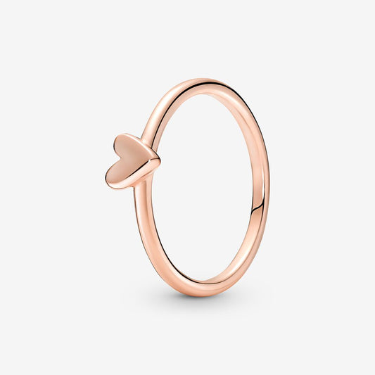 PAN Freehand Heart Ring rose gold 180092C00 Valentine's Day simplicity