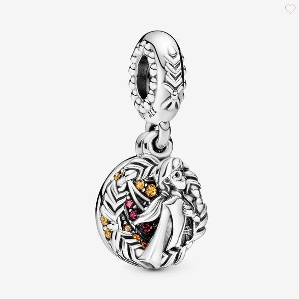 【Moments】Pan Disney Frozen Anna Dangle Charm 925 Silver for women pendant 798457C01