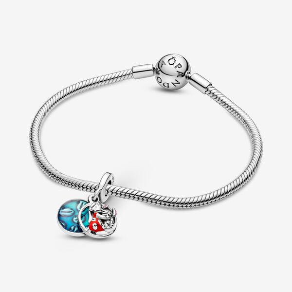 【Moments】Pan Lilo & Stitch Family Dangle Charm 799383C01 animal animated Pendant 925 Silver