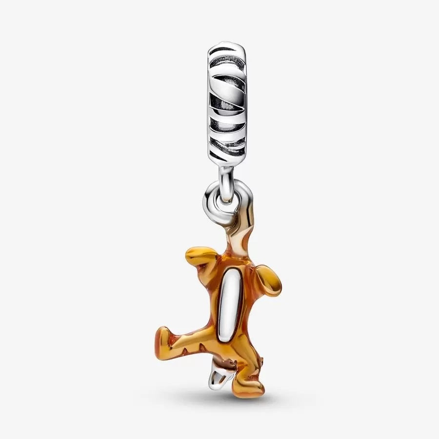 【Moments】Pan Winnie the Pooh Tigger Dangle Charm 925 silver 792213C01 Cartoon animal pendant