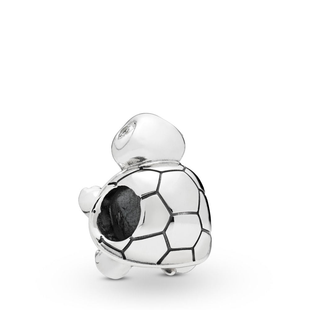 【Moments】Pan BRIGHT-EYED TURTLE CHARM 925 Silver for women 797878CZ