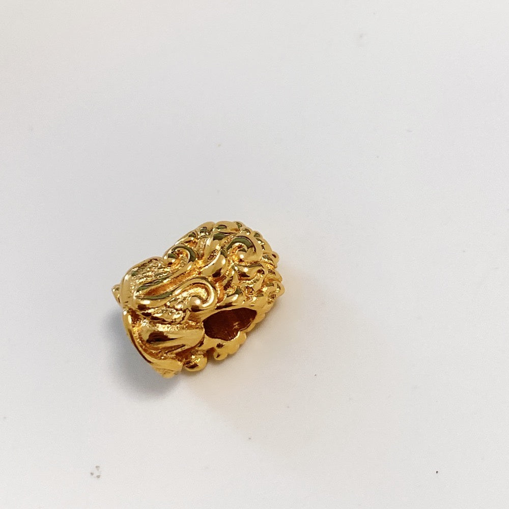 【Moments】PAN Chinese Fortune Pixiu Charm gold red Lucky to ward off bad luck charm 760091C01