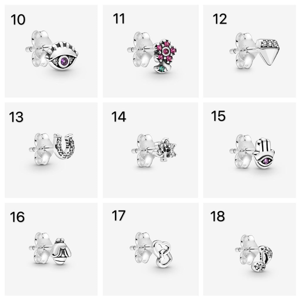 【ME】【ESSENCE】Collection Pan Me My Crown Single Stud Earring 925 silver 298547C01