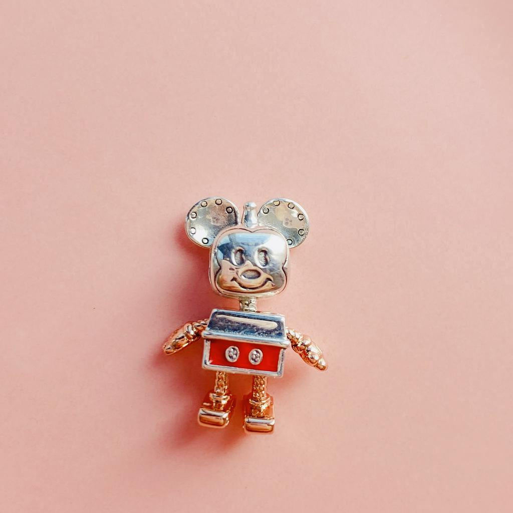 【Moments】Pan Limited Edition Mickey Mouse Robot Charm Minnie charm 789073C01 789090C01