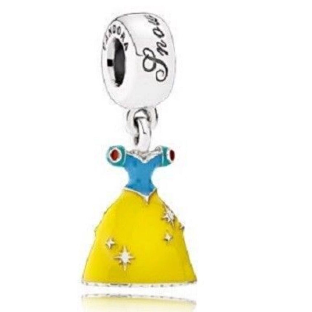 【Moments】DISNEY BELLE'S DRESS HANGING CHARM 925 Silver  for women pendant 792138EN93 791579ENMX  791576ENMX 791577ENMX