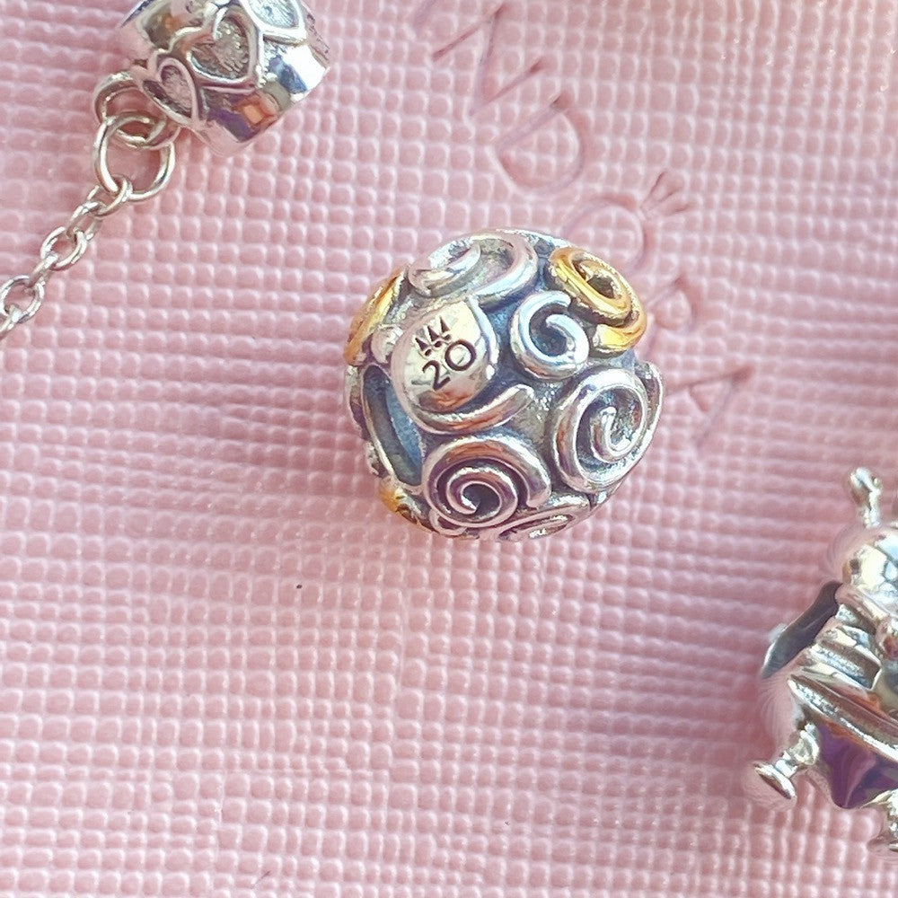 【Moments】PAN 20TH ANNIVERSARY SWIRL CHARM 925 silver 2020 Limited Edition charm