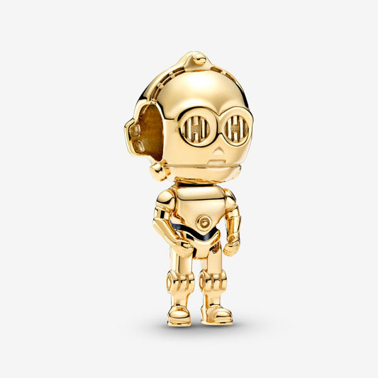 【Moments】Star Wars PAN  Star Wars C-3PO Charm Pendat 769244C01 Gold Robot activity