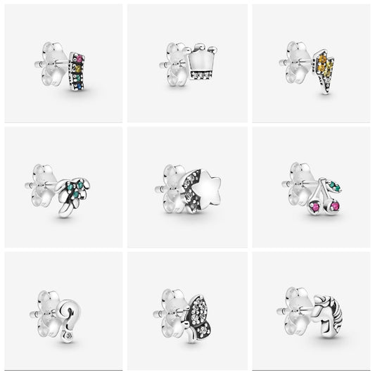 【ME】【ESSENCE】Collection Pan Me My Crown Single Stud Earring 925 silver 298547C01