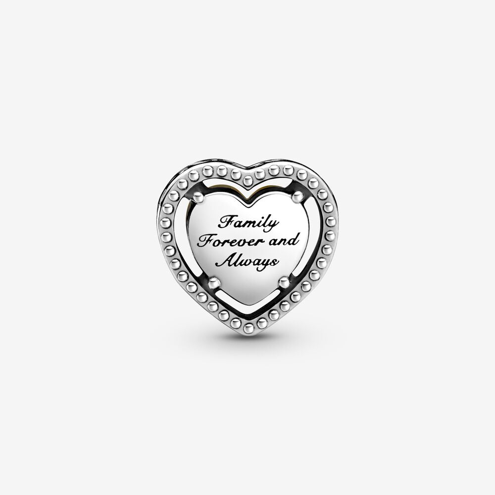 【Moments】Pan Openwork Heart & Family Tree Charm People 799413C01 925 Silver 2021 Mother's Day