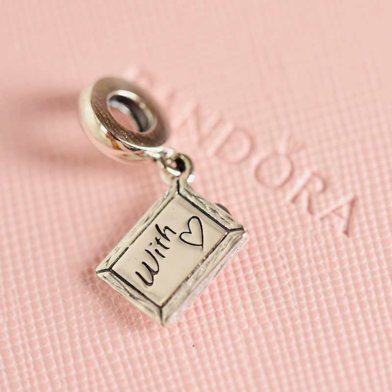 【Moments】PAN Chalkboard Dangle Charm pendant 799108C00 925 silver Teach With Heart