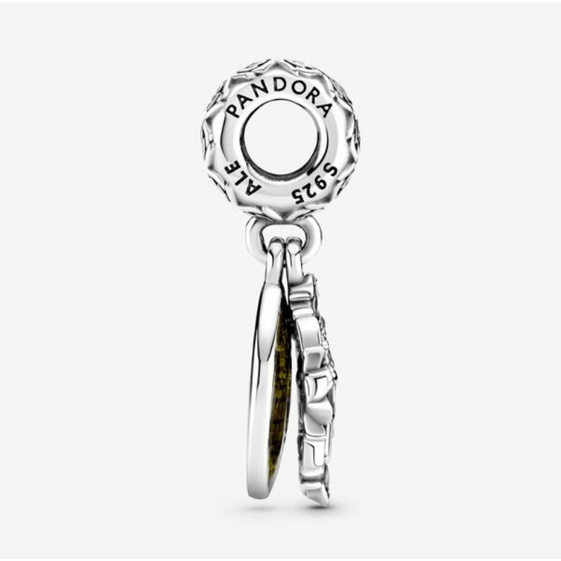 【Moment】PAN Dis*** Beauty and the Beast Dancing Dangle Charm 799014C01 925 Sterling Silver for women