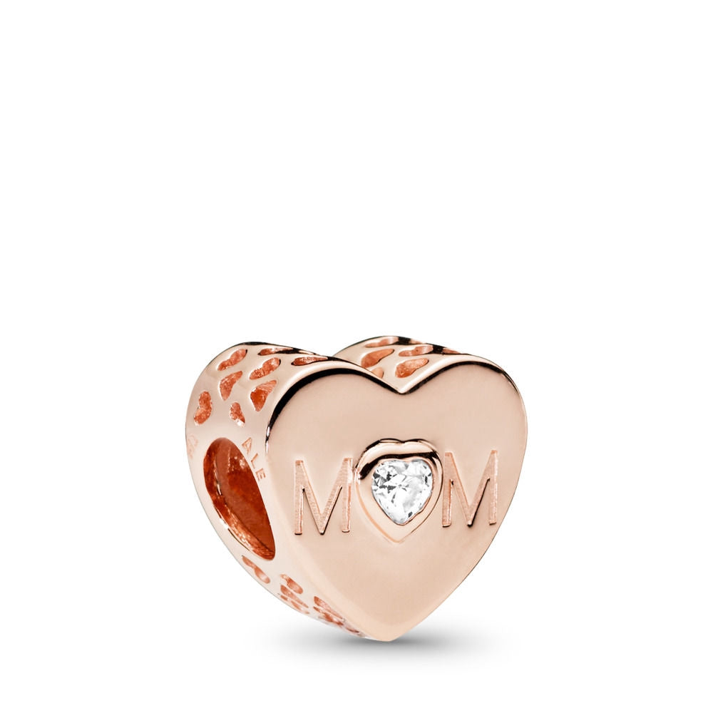 【Moments】Pan Mother Heart Charm  925 Silver  Mother Heart Rose gold 791881PCZ 781881CZ 761881CZ