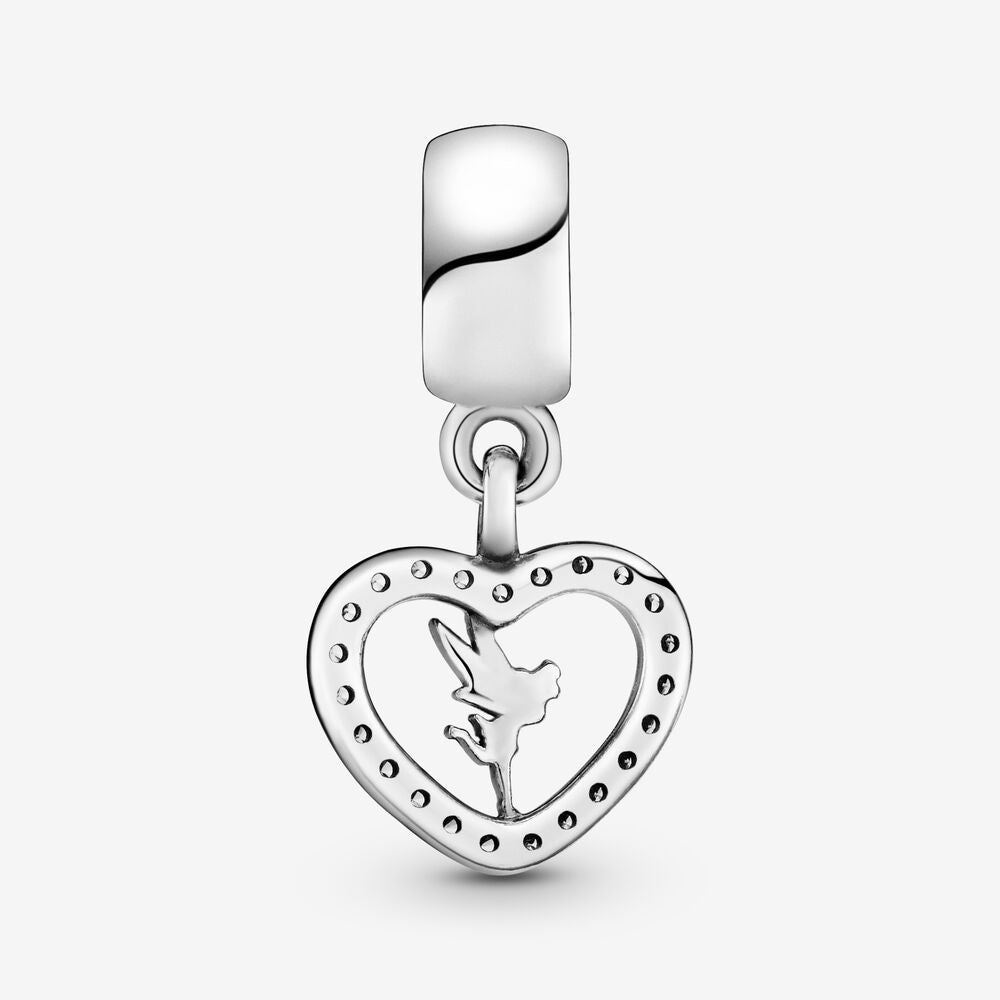 【Moments】Pan DISN** TINKER BELL DANGLE CHARM 925 Silver for women pendant Fairy 791565CZ