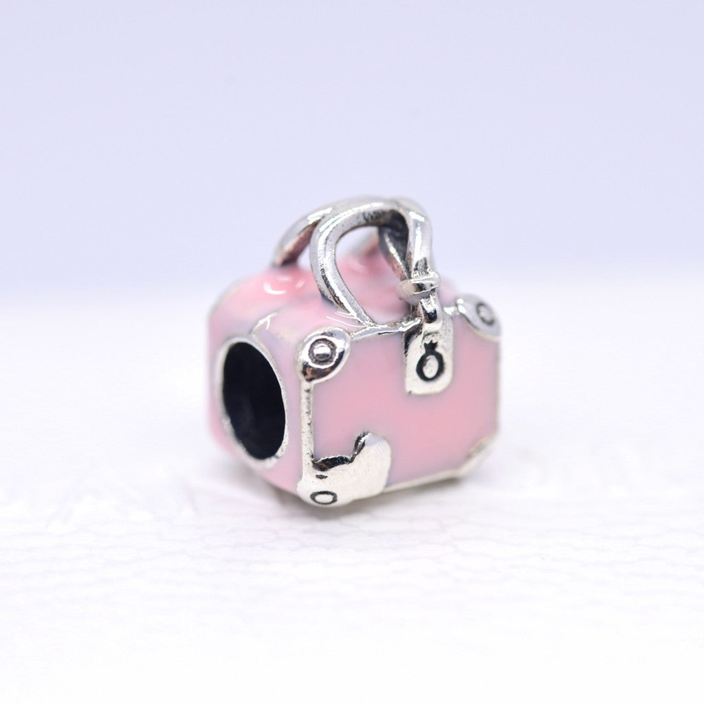 【Moments】PAN Pink Travel Bag Charm  925 Silver for women 798063EN124