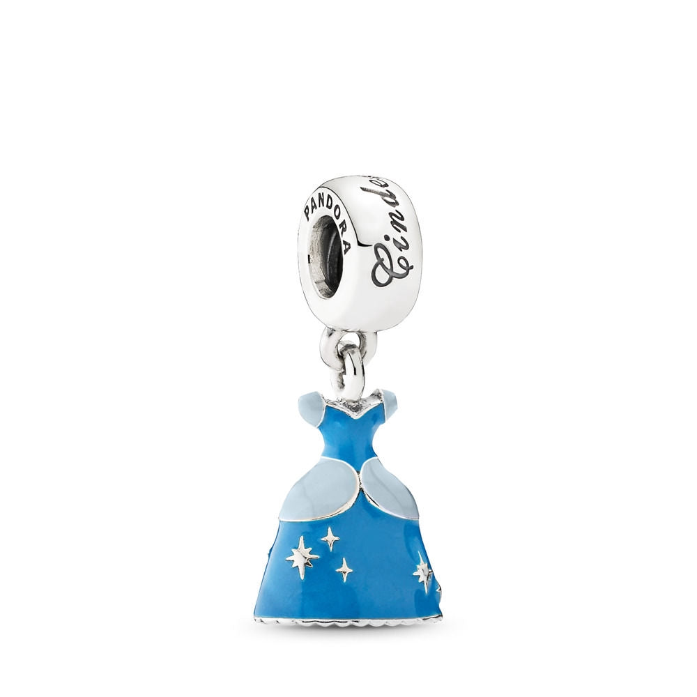 【Moments】DISNEY BELLE'S DRESS HANGING CHARM 925 Silver  for women pendant 792138EN93 791579ENMX  791576ENMX 791577ENMX