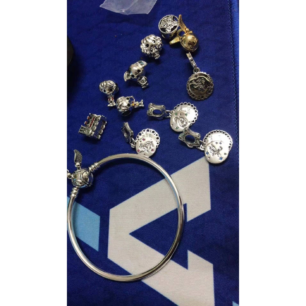 【Moments】Pan Hogwarts Express Train Charm 925 Silver for women Harry Potter Style 798624C01