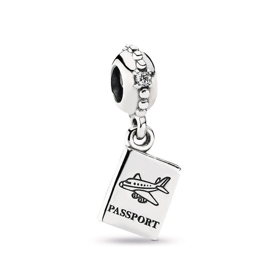 【Moments】Pan PASSPORT SILVER HANGING CHARM 925 Silver for women pendant 791147CZ