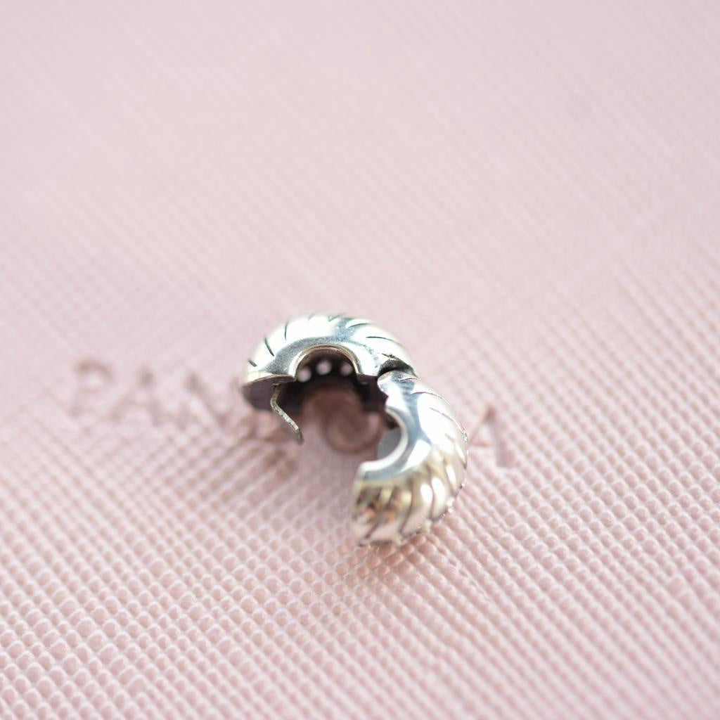 【Moments】PAN Pavé Snake Chain Pattern Clip charm 799089C01 925 silver Classic