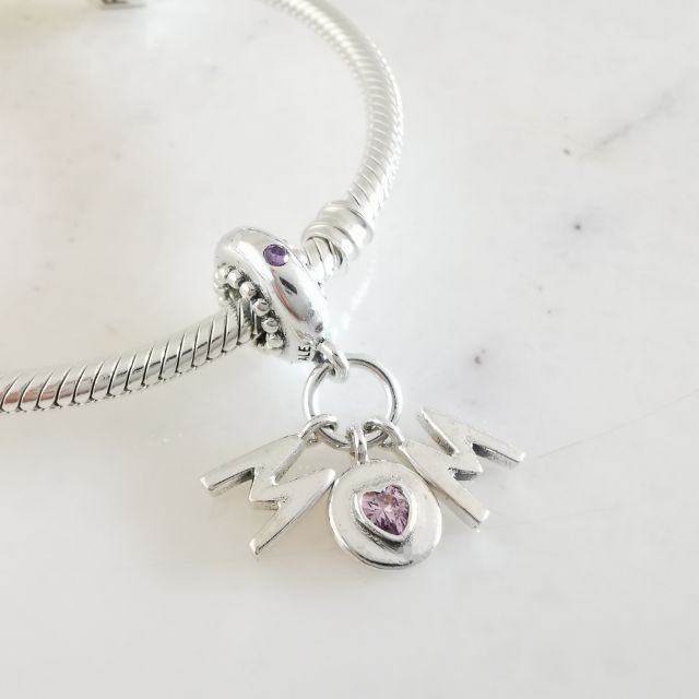 【Moments】Perfect Mum Hanging Charm 925 silver pink pendant for pan 797059NSP