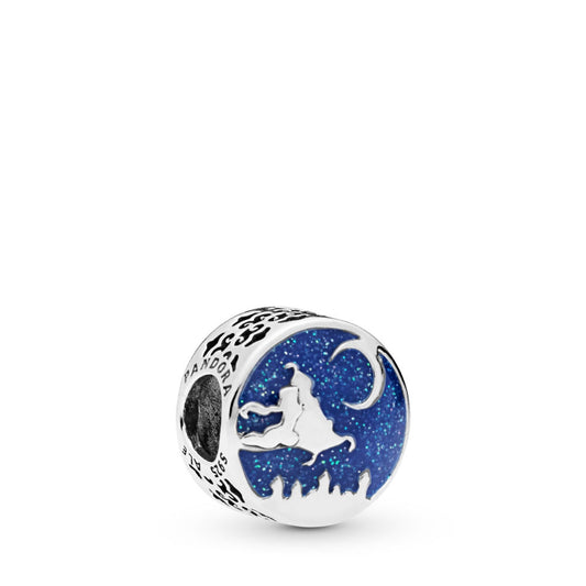 【Moments】Pan DISNEY ALADDIN MAGIC CARPET RIDE CHARM 925 Silver blue Alibaba 798039ENMX