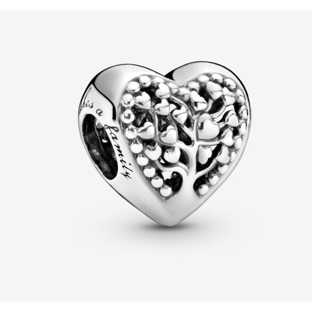 【Moments】PAN Openwork Family Tree Heart Charm 797058 788826C01 Rose gold 925 silver