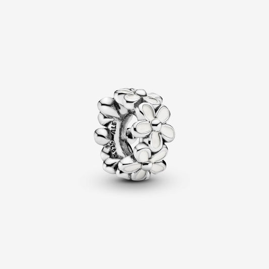 【Moments】PAN White Daisy Flower Spacer Charm 791495EN12 925 Sterling silver small charms