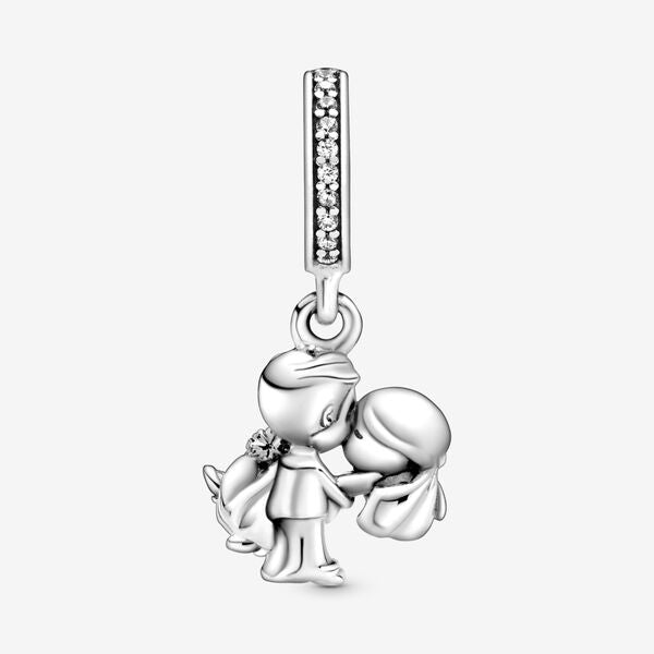 【Moments】Married Couple Dangle Charm 798896C01 925 Silver for women marry pendant charm