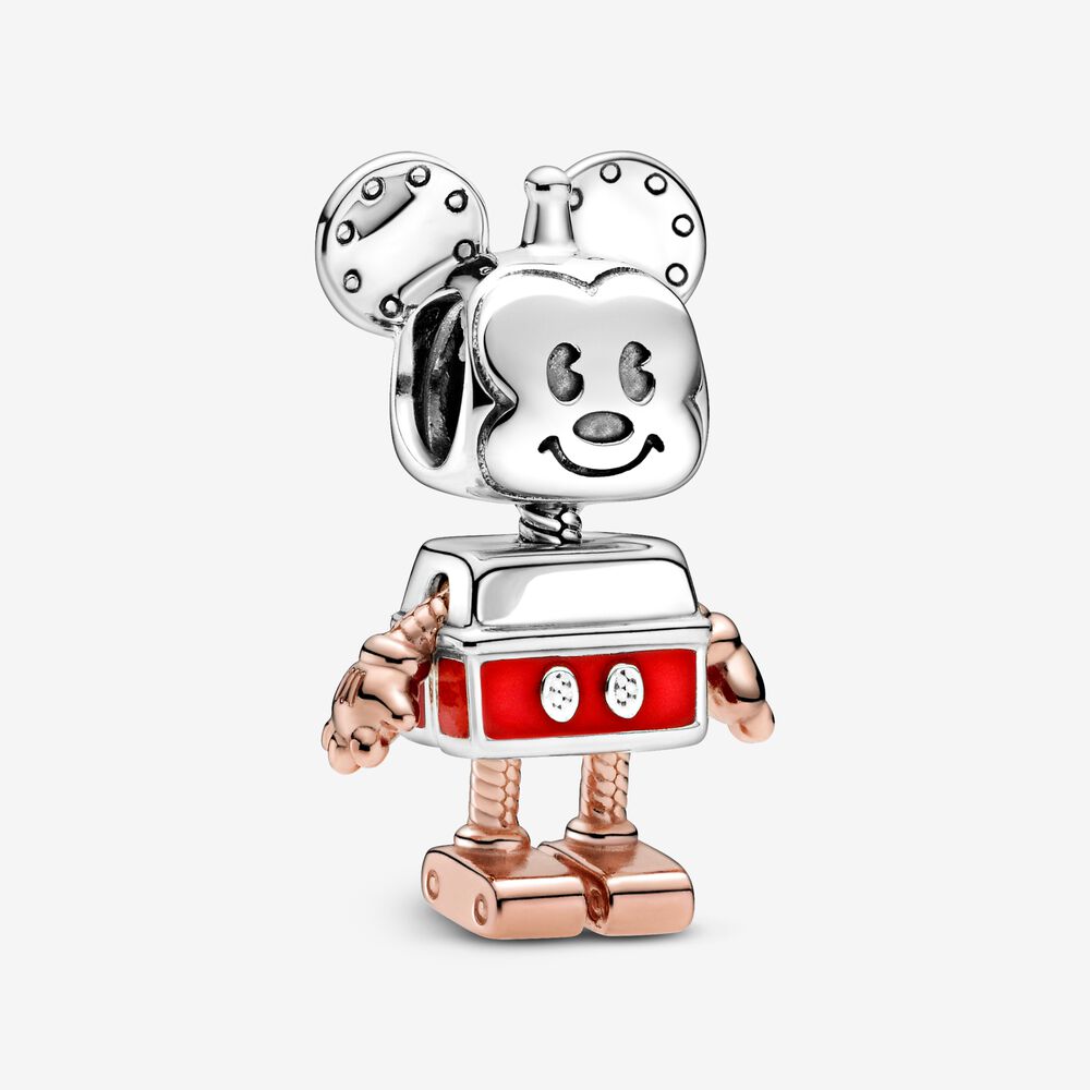 【Moments】Pan Limited Edition Mickey Mouse Robot Charm Minnie charm 789073C01 789090C01