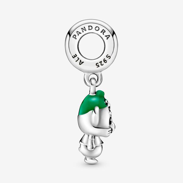 【Moments】PAN Disne* Cinderella Gus Mouse Dangle Charm pendant 798849C01 925 silver  green 2020 new