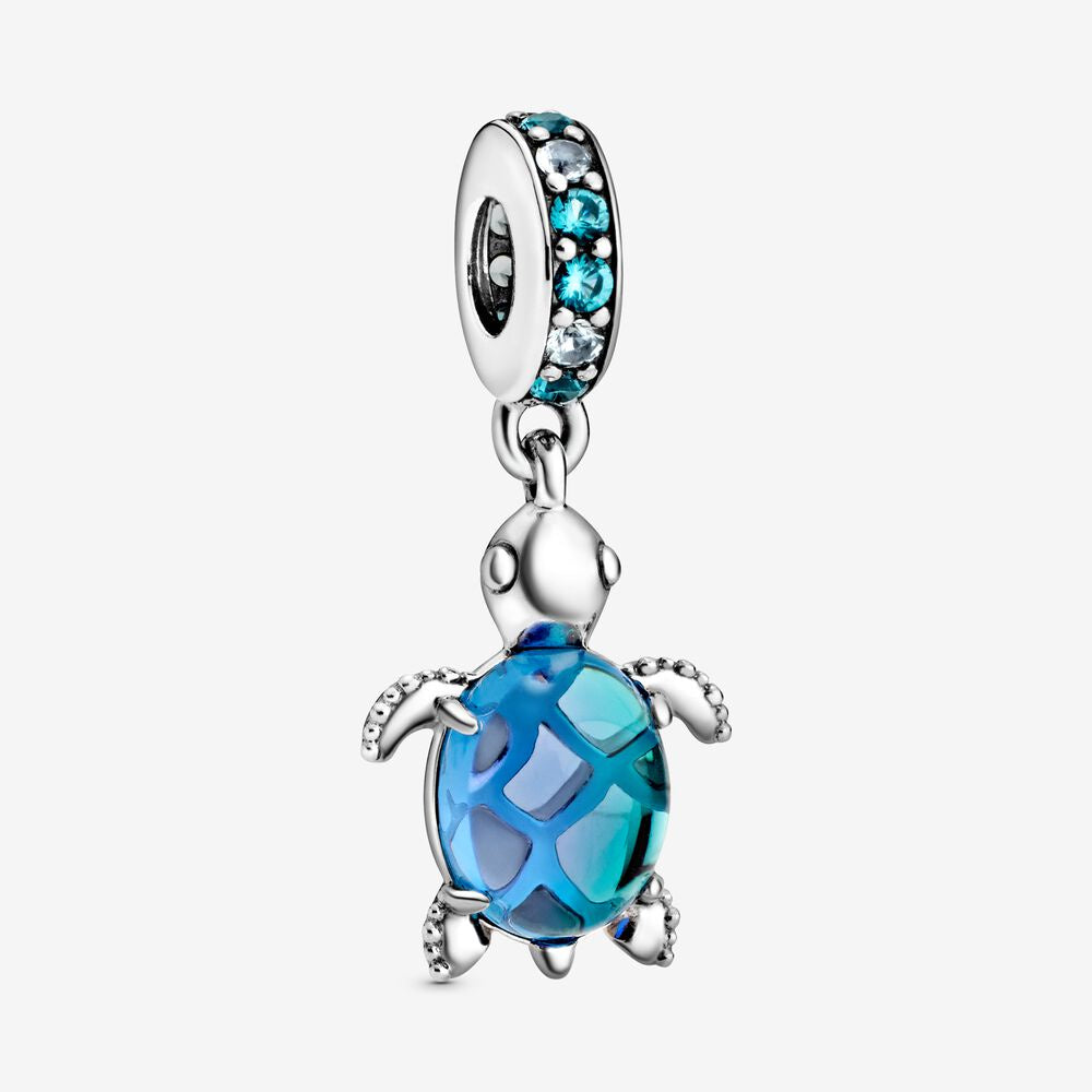 【Moments】Pan Murano Glass Sea Turtle Dangle Charm 798939C02 798939C01 788939C01 Marine animal