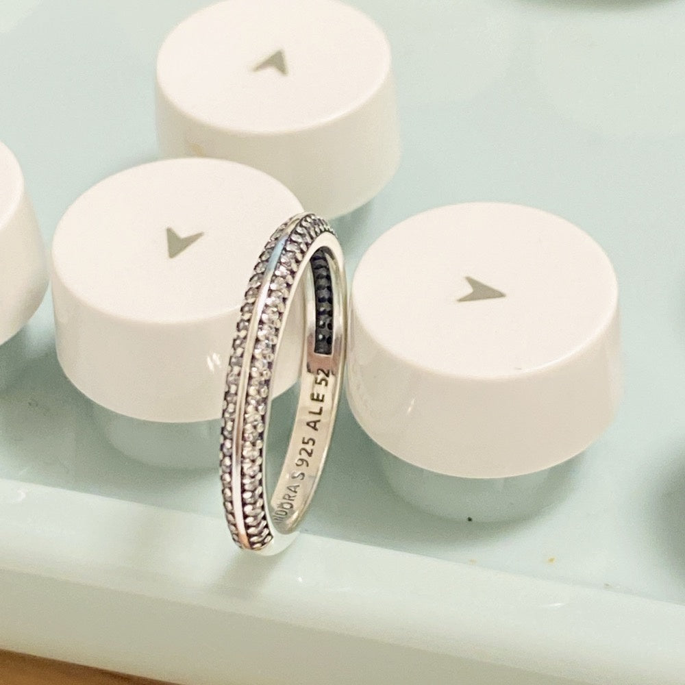 【ME】【ESSENCE】ME Pavé Ring 199679C01 189679C01 for Small charm Compatible With ME Bracelet Simple