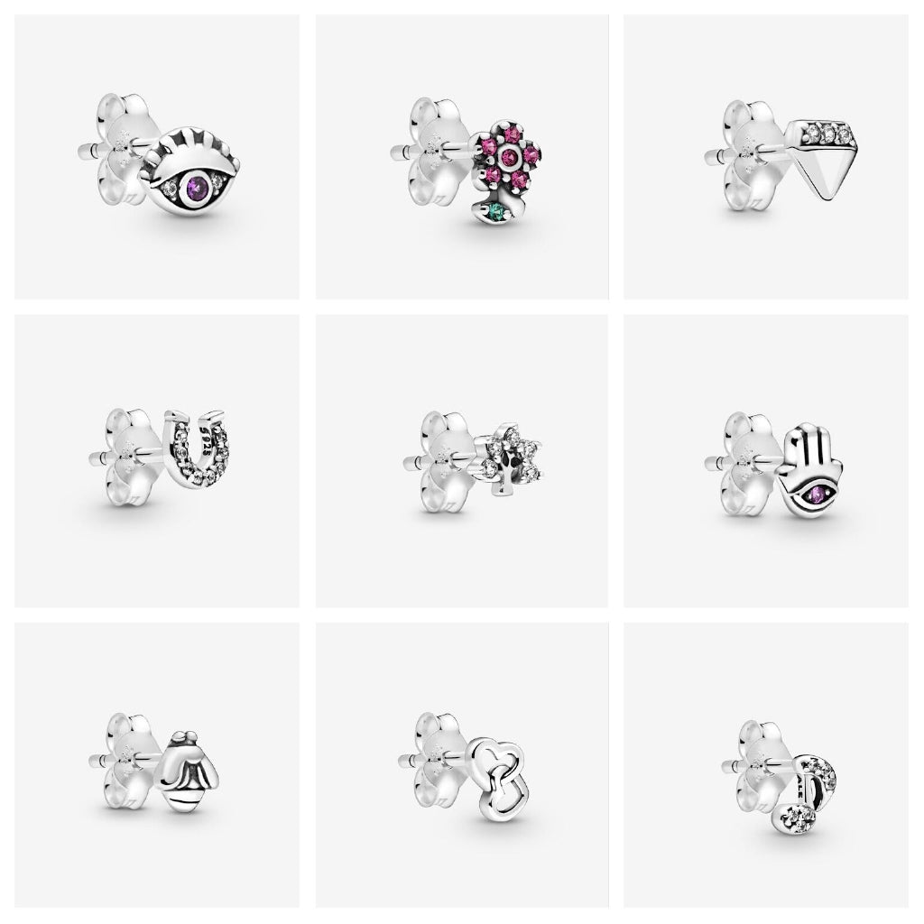 【ME】【ESSENCE】Collection Pan Me My Crown Single Stud Earring 925 silver 298547C01