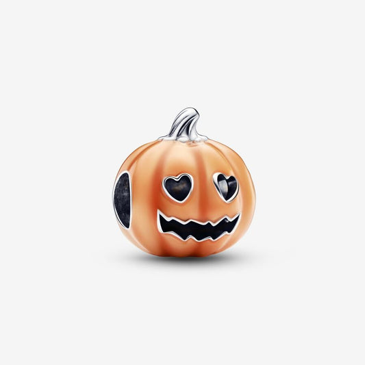 【Moments】Pan Glow-in-the-dark Spooky Pumpkin Charm 925 silver Hallowmas 792291C01