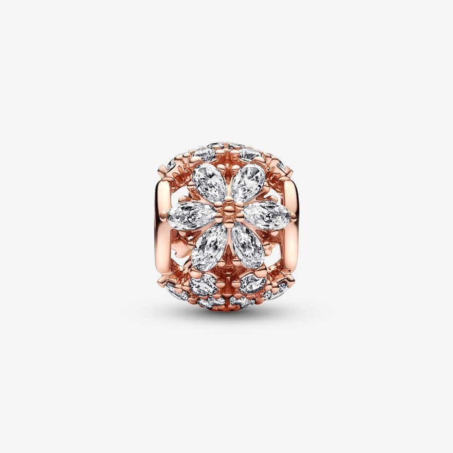 【Moments】PAN Sparkling Herbarium Cluster Round Charm 925 Sterling Silver rose gold 792383C01 782383C01