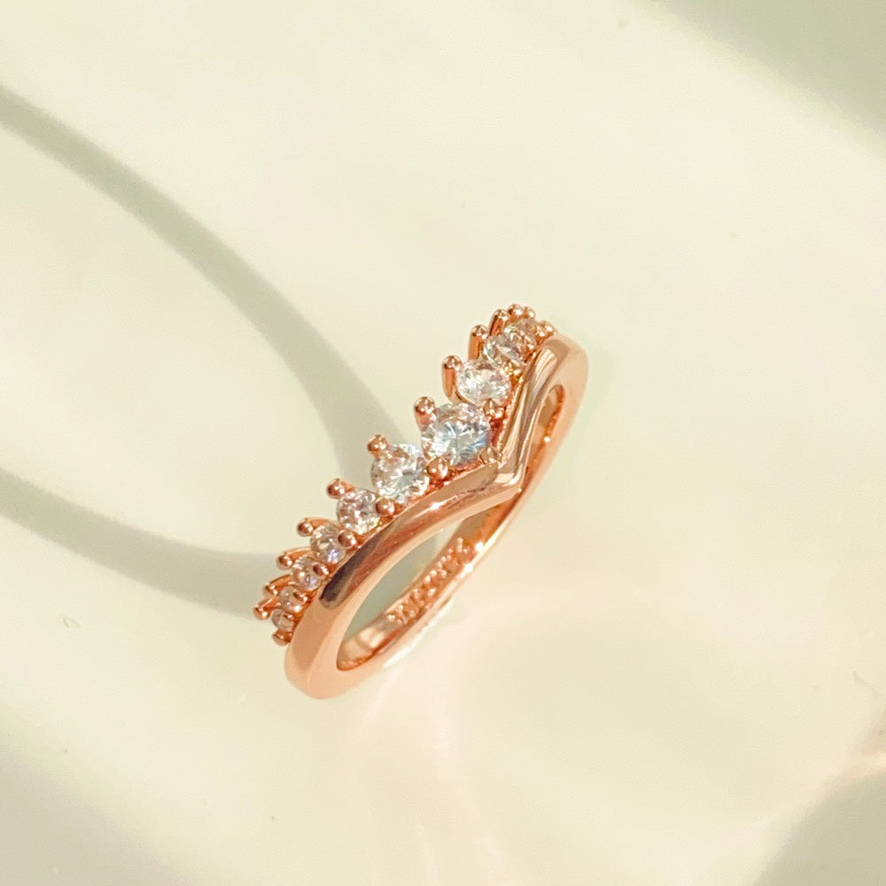 PAN Timeless Wish Floating Pavé Ring 192320C01 182320C01 rose gold 925 silver diamond gold  women