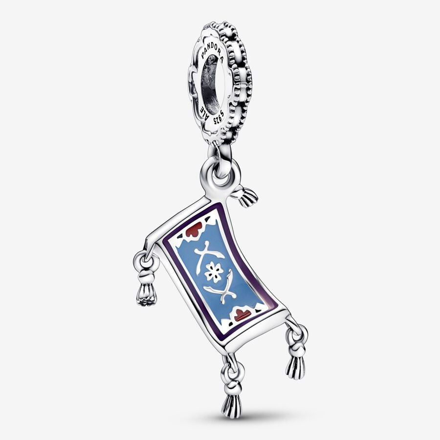 【Moments】PAN Aladdin Magic Carpet Dangle Charm 925 silver 792346C01 Blue Lucky cartoon pendant