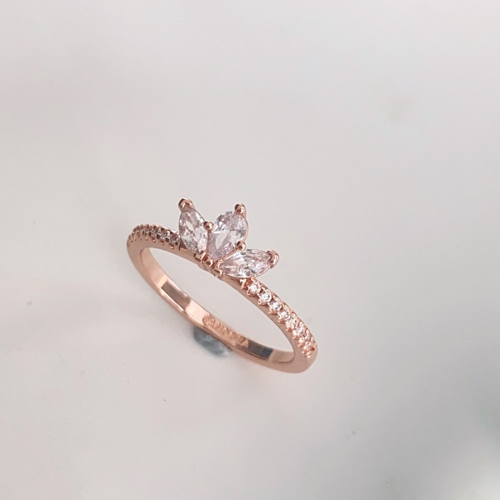 PAN Sparkling Herbarium Cluster Ring 192392C01 182392C01 rose gold 925 silver diamond gold  women