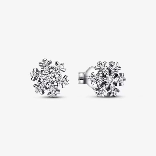 Sparkling Snowflake Stud Earrings 925 silver 292370C01 Sterling Silver diamond