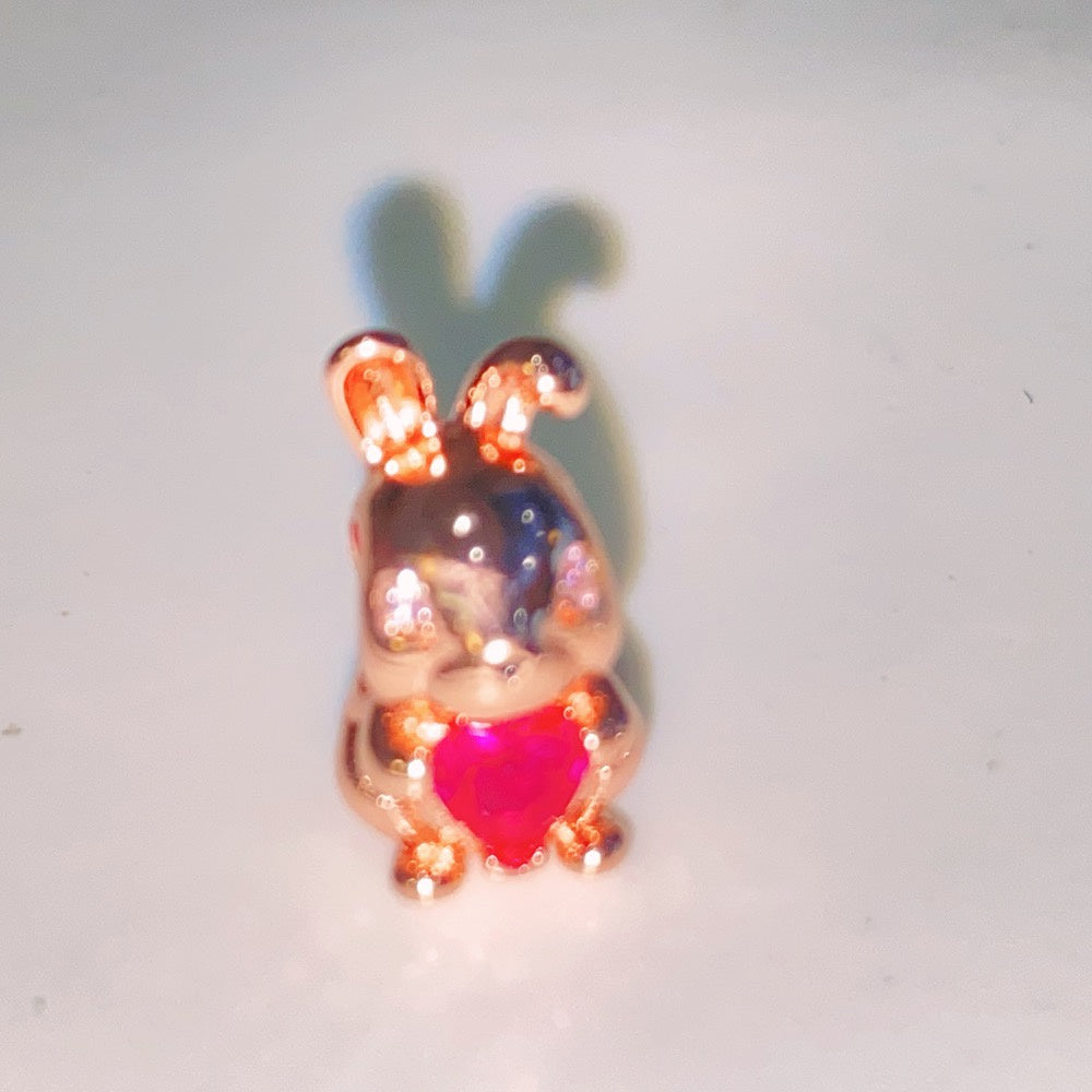 【Moments】PAN Chinese Year of The Rabbit Charm 782471C01 rose gold Cartoon animal luck pendant